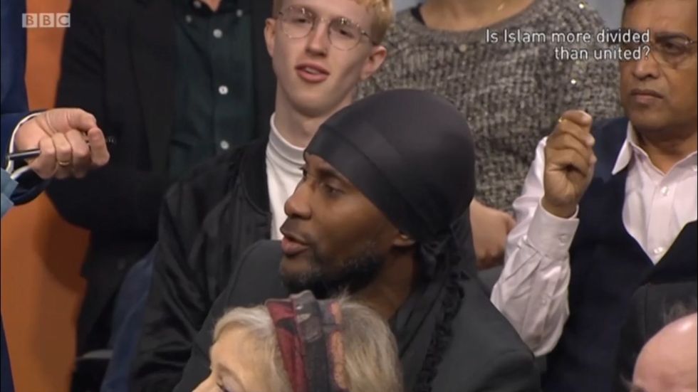 Audience member of BBC's The Big Questions compares being gay to being a cannibal