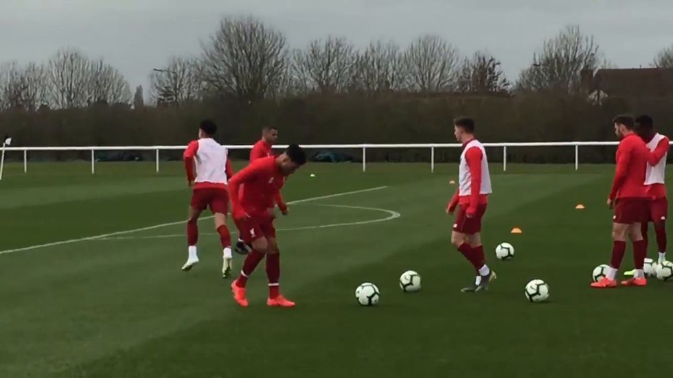 Alex Oxlade-Chamberlain trains with Liverpool U23 squad after returning from year-long injury