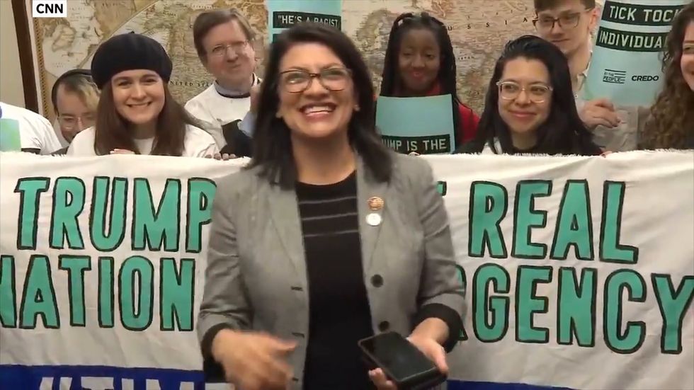 Democrat Rashida Tlaib announces plans to file impeachment resolution against Donald Trump