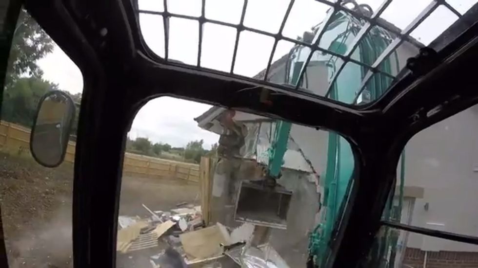 Unpaid builder films himself destroying homes worth £4m