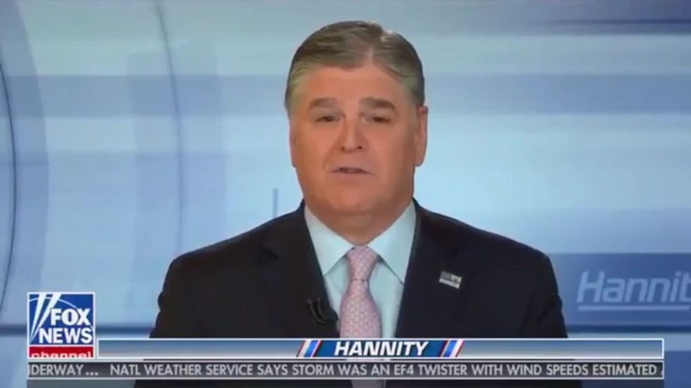 Sean Hannity criticises Bernie Sanders for greeting supporters from behind a barrier