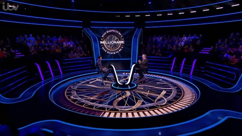 Contestant takes on the million pound question on Who Wants to be a Millionaire