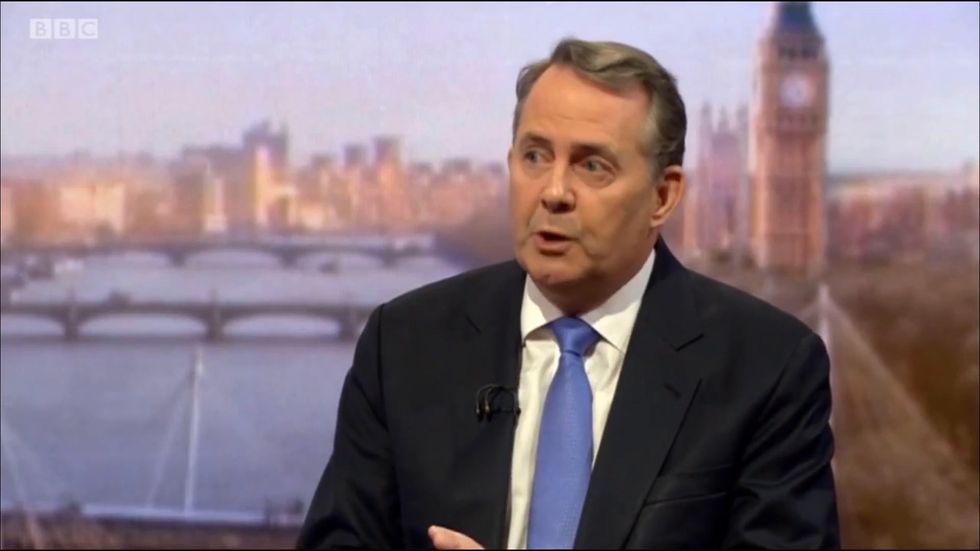 Liam Fox argues 'a lot of our food is already chlorine washed' over food safety concerns