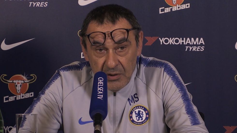 Maurizio Sarri 'hasn't decided' on goalkeeper for Sunday's Fulham clash
