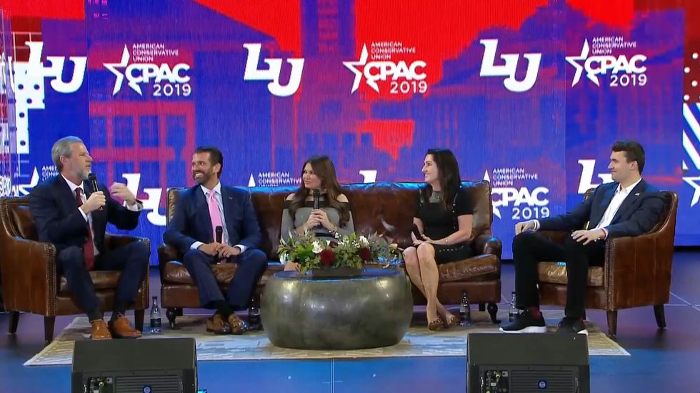Donald Trump Jr makes jokes about MeToo and cows at CPAC
