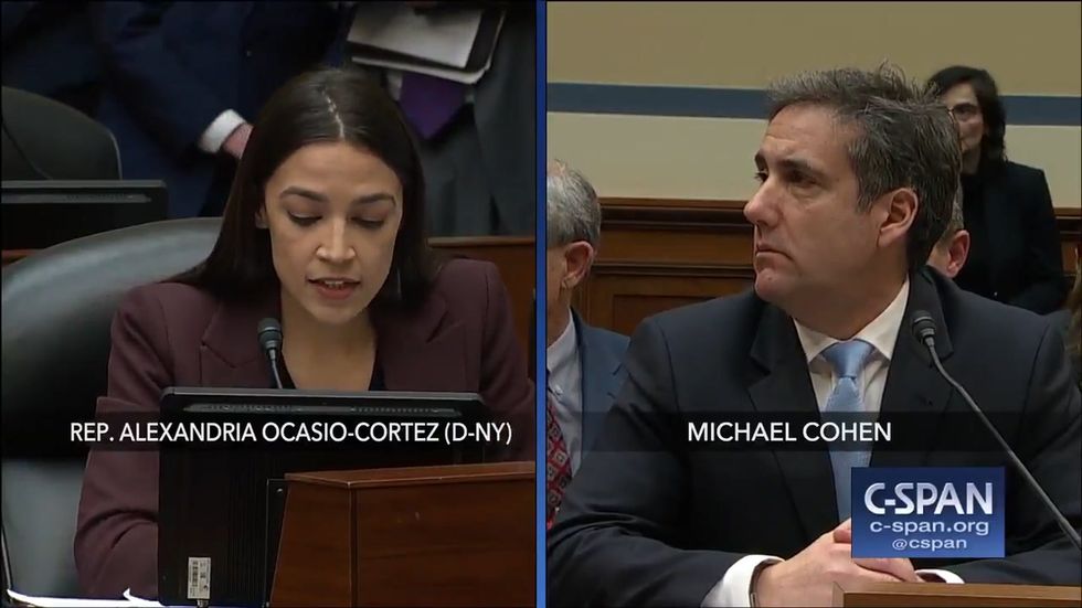Alexandria Ocasio-Cortez questions Michael Cohen: 'do you think we need to review financial statements and tax returns in order to compare them'