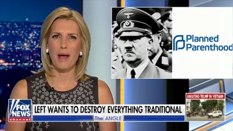 Laura Ingraham compares Planned Parenthood to Adolf Hitler