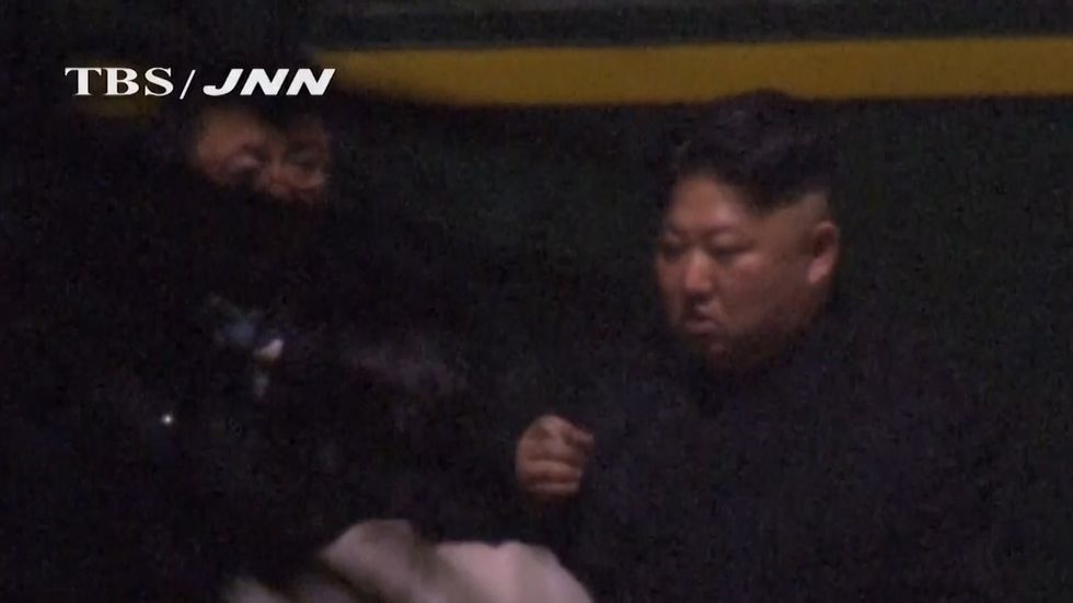 Kim Jong-un's sister forced to hold crystal ashtray whil North Korean dictator smokes in Vietnam