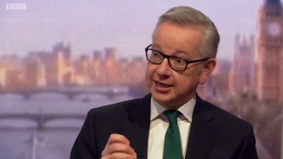 Michael Gove says 'no deal' Brexit could lead to higher food prices