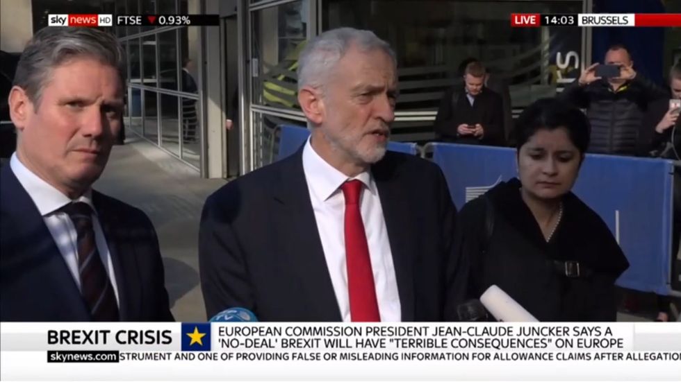 Jeremy Corbyn says he has put forward a 'credible' deal to EU