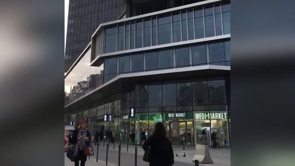 Giant billboard showing Theresa May tweet about Brexit put up in Brussels ahead of her arrival