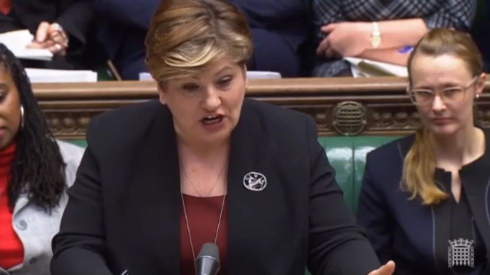 Emily Thornberry calls on the government to 'seek a temporary extension of Article 50'
