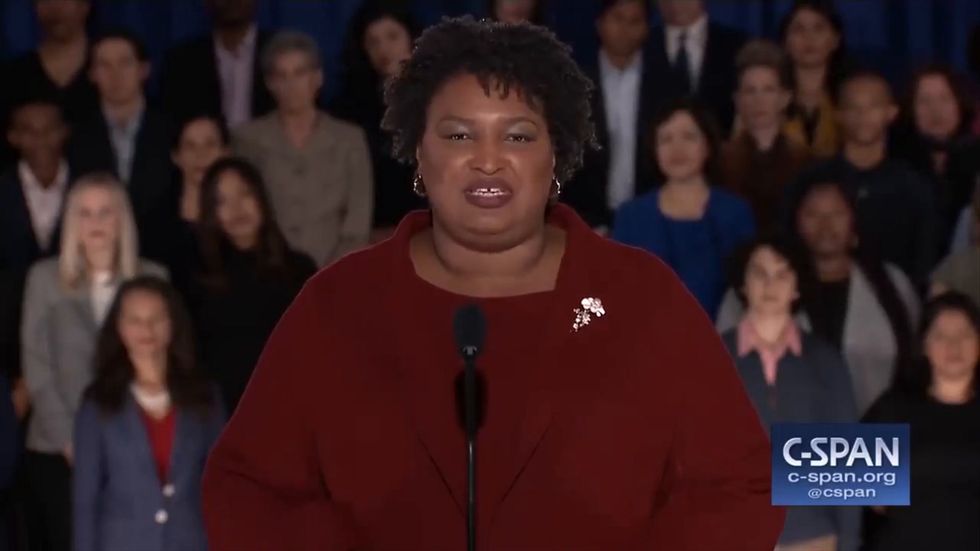 Stacey Abrams flames Trump for voter suppression in Democrats' response to State of the Union