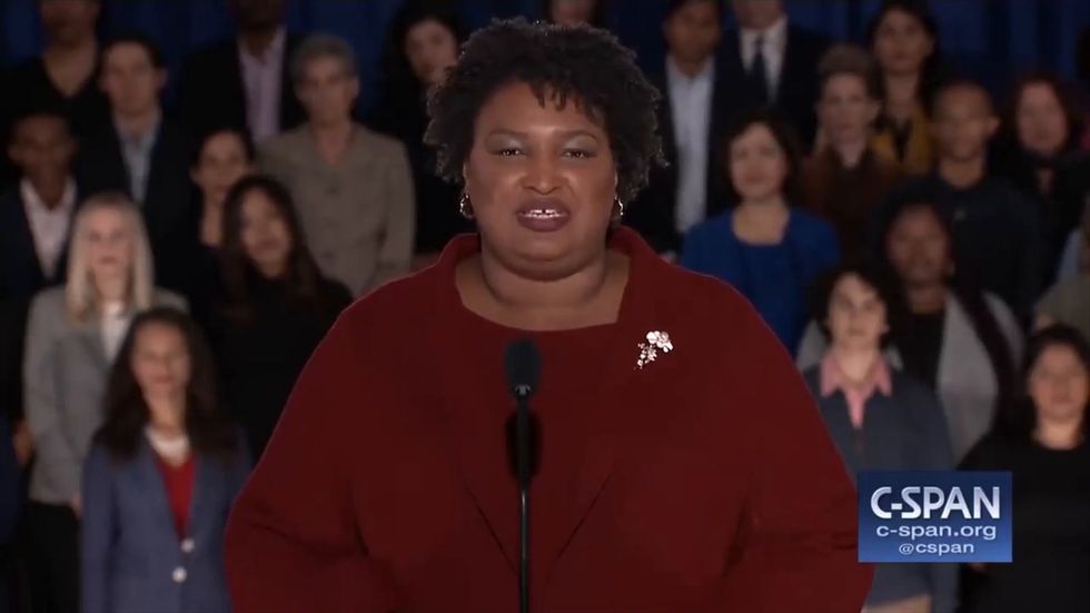 Stacey Abrams flames Trump for voter suppression in Democrats' response to State of the Union