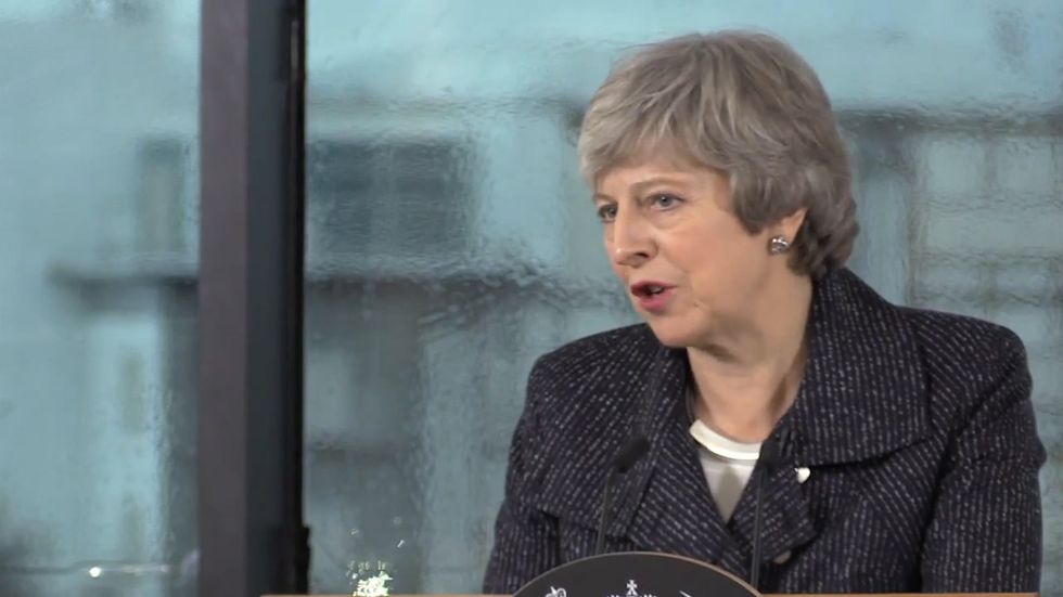 Theresa May says she's 'not proposing' to replace Irish backstop