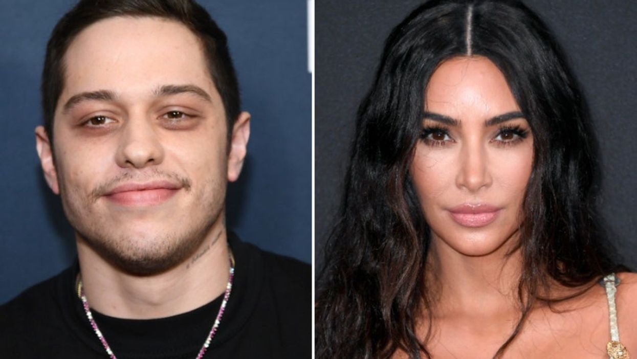 Pete Davidson has a love bite on his neck and Kim Kardashian fans cannot handle it