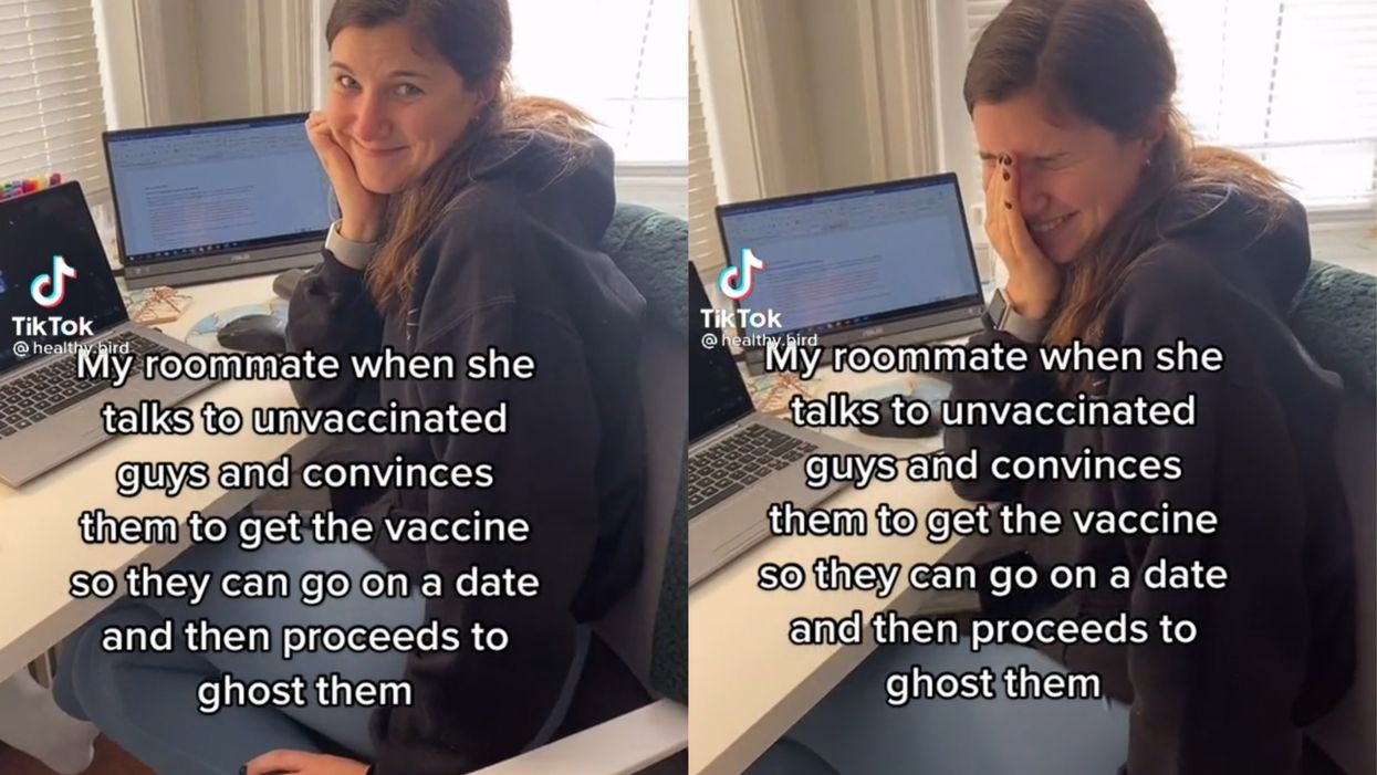 Woman convinces guys to get vaccinated in return for a date - then ghosts them