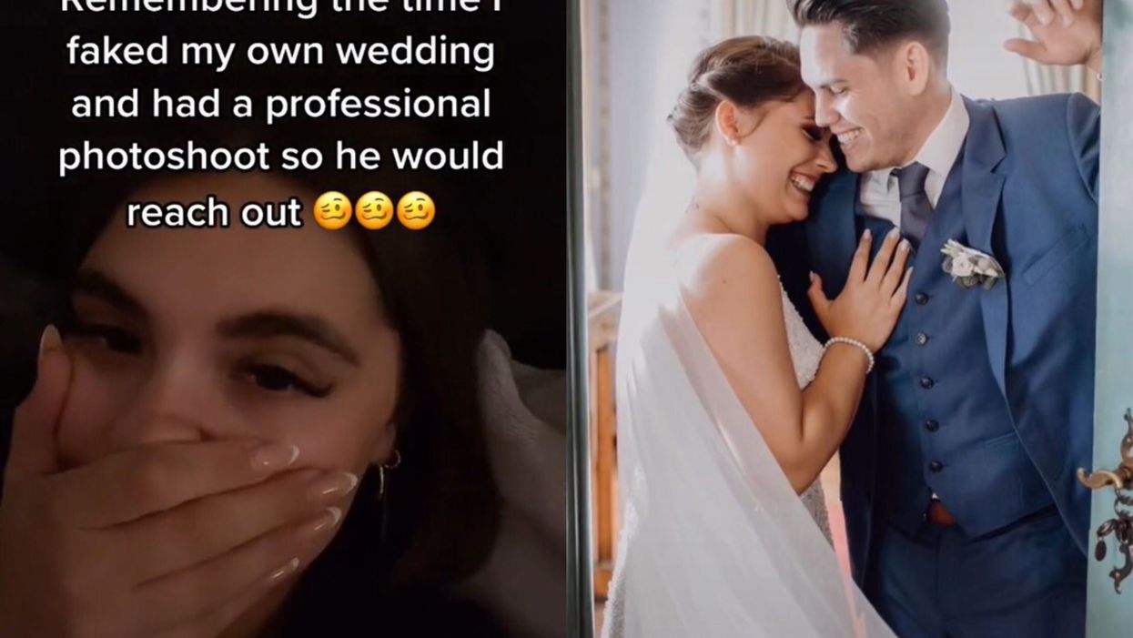 Woman goes viral on TikTok after faking wedding in elaborate attempt to get her ex to contact her