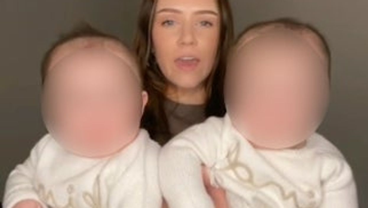 Mother hits back at trolls who said seven-month-old twins should be put on a diet