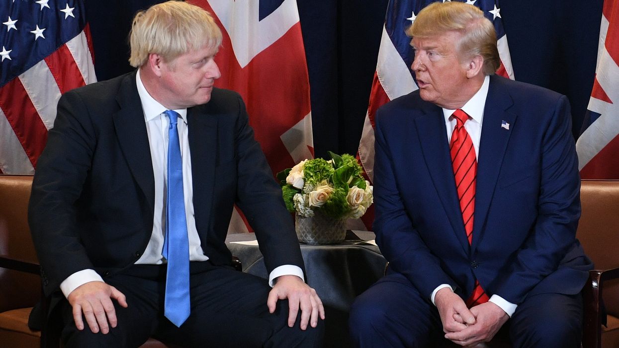 Donald Trump complains that Boris Johnson is now ‘on the more liberal side’