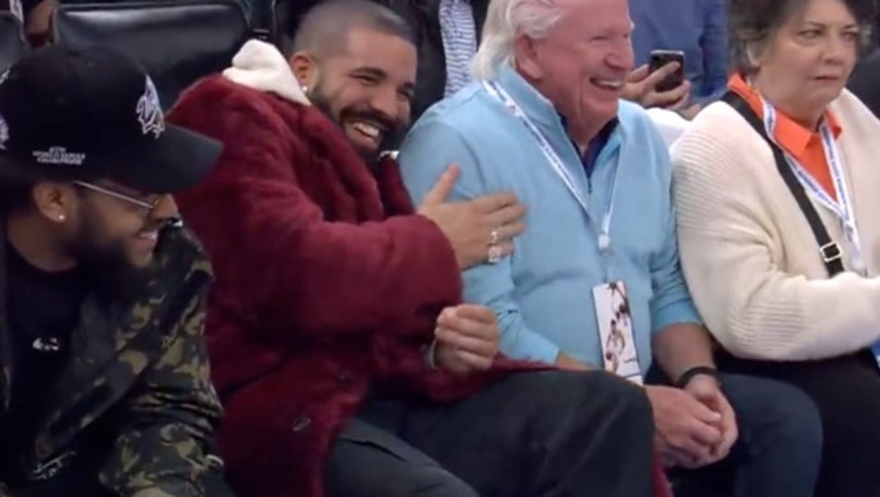 Drake met an old couple at a basketball game who didn’t know who he was and named them his ‘new parents’