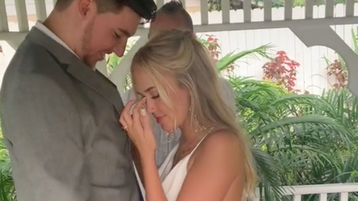 Bride faints, vomits and gets pooped on during wedding disaster
