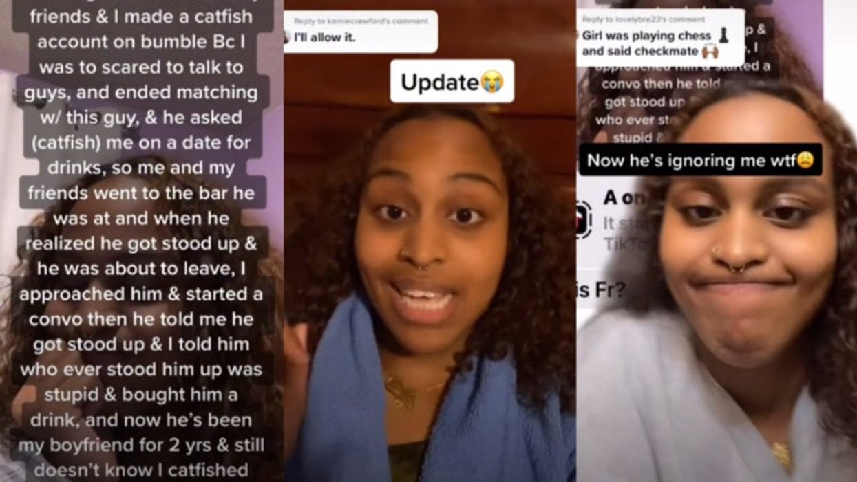 Woman admits she ‘catfished’ her boyfriend into a relationship on their first date