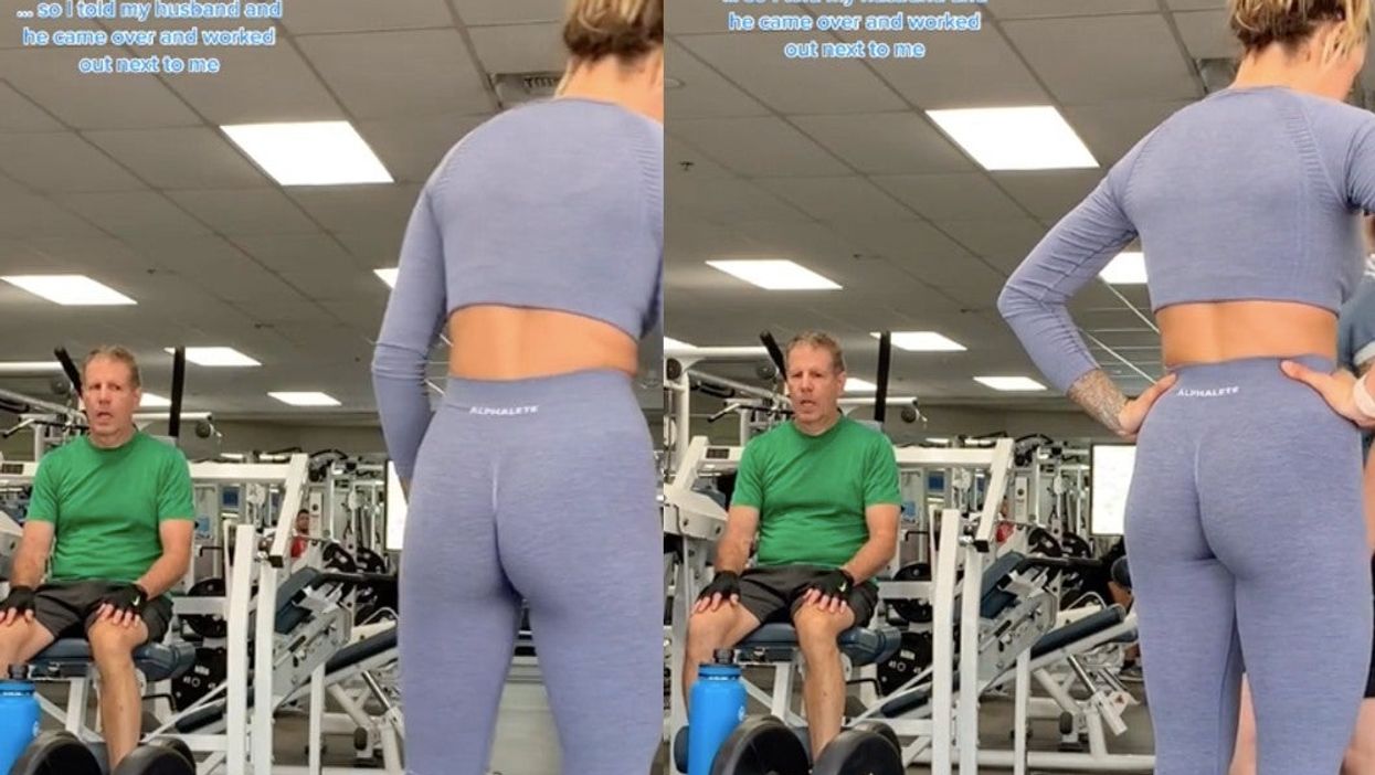 Personal trainer confronts ‘creepy old guy’ at gym who kept staring at her