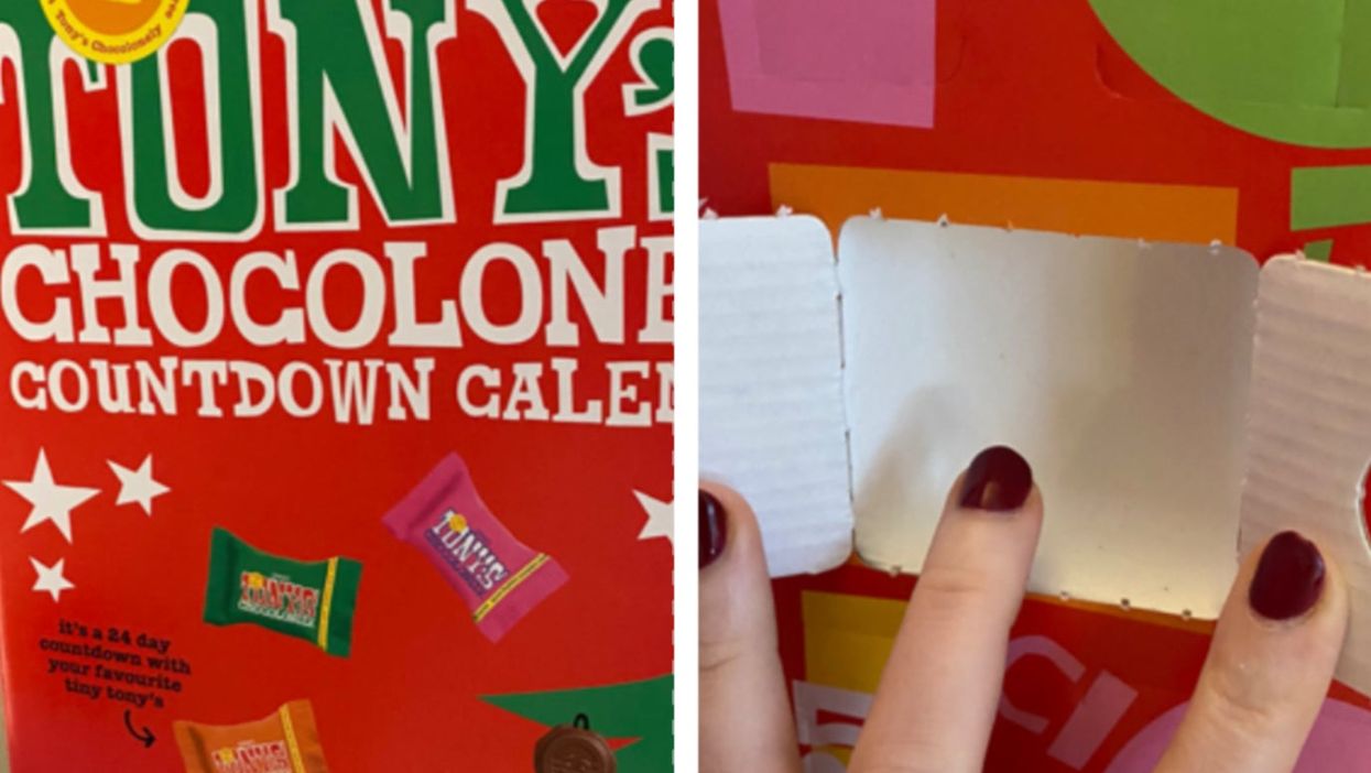 Tony’s Chocolonely left advent calendar window empty to give important message – but it’s divided social media