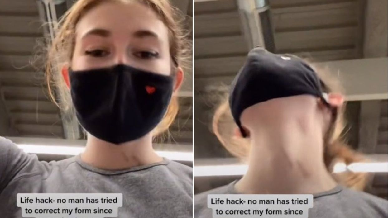 Woman resorts to putting fake hickeys on her neck to stop men approaching her in the gym