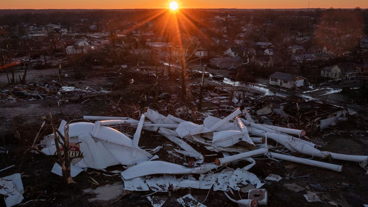 Woman finds 1940s photo stuck to car’s windshield - that was blown more than160 miles from tornado-hit town