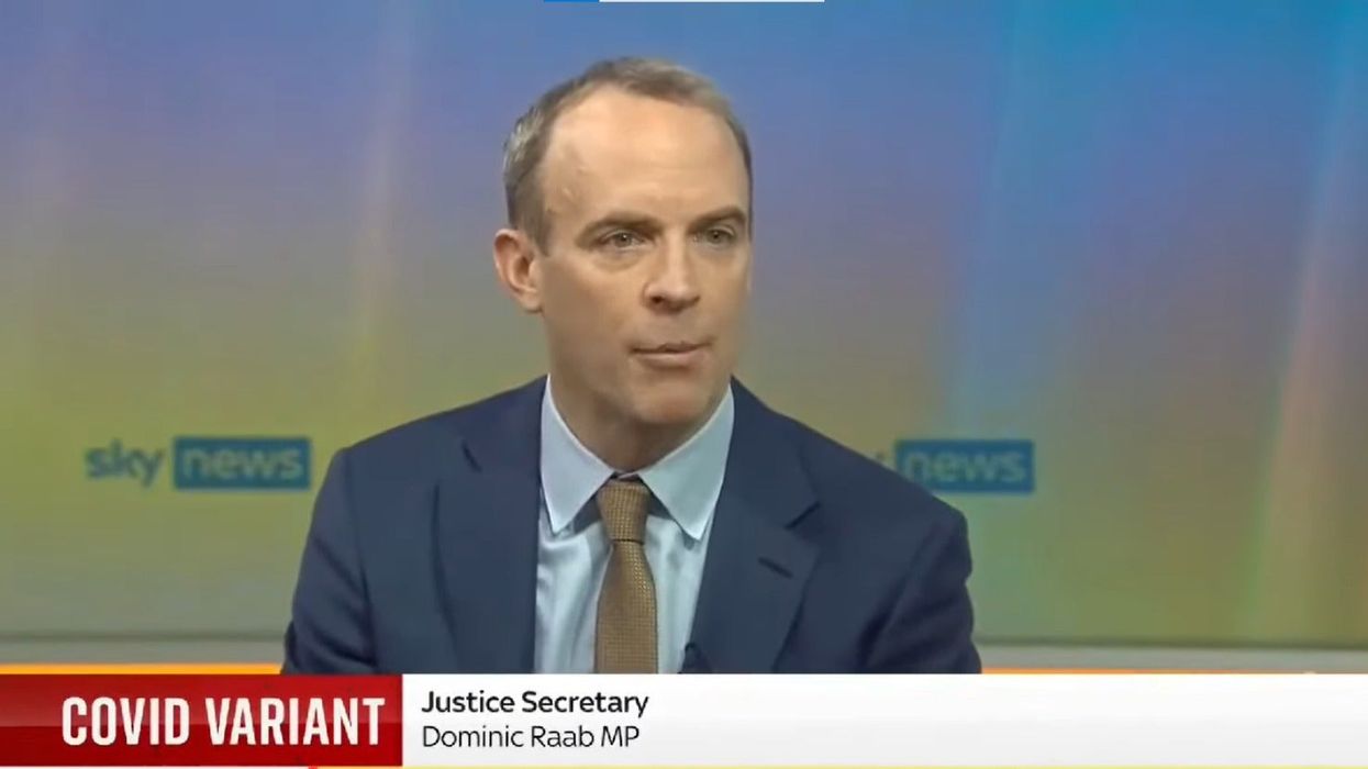 Dominic Raab gets the number of people hospitalised with omicron wrong twice in painful broadcast round