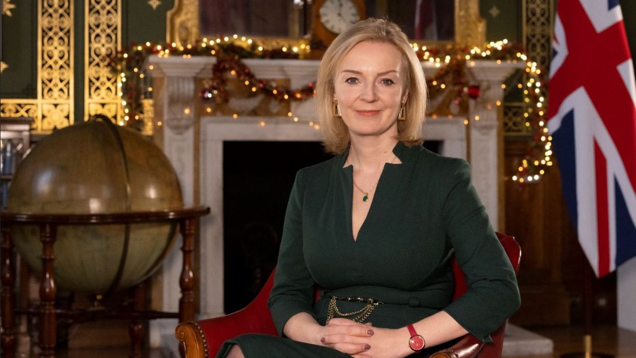 Liz Truss posted a photo wishing people a merry Christmas... 10 days early – and people had thoughts