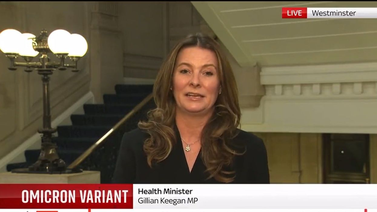 A minister appears to be confused about omicron hospitalisation figures... again