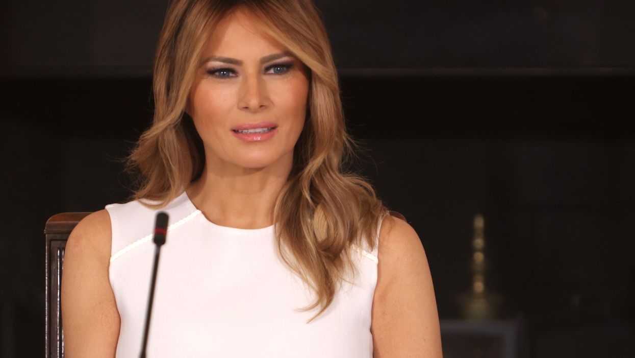 Melania Trump selling watercolour painting of her eyes as NFT - and will even throw in a free voice message