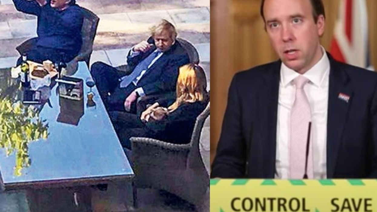 Matt Hancock told the public to keep social distancing on same day as Downing St ‘garden meeting’