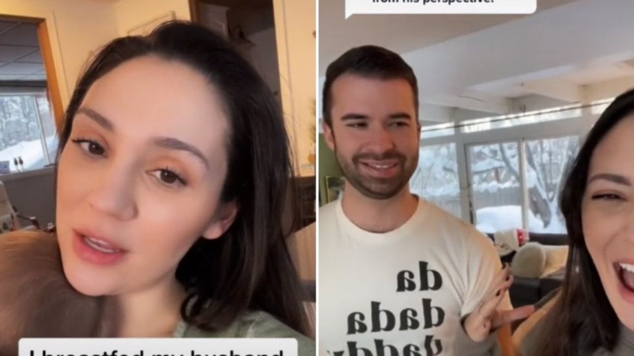 Woman explains why she breastfed her husband in viral TikTok