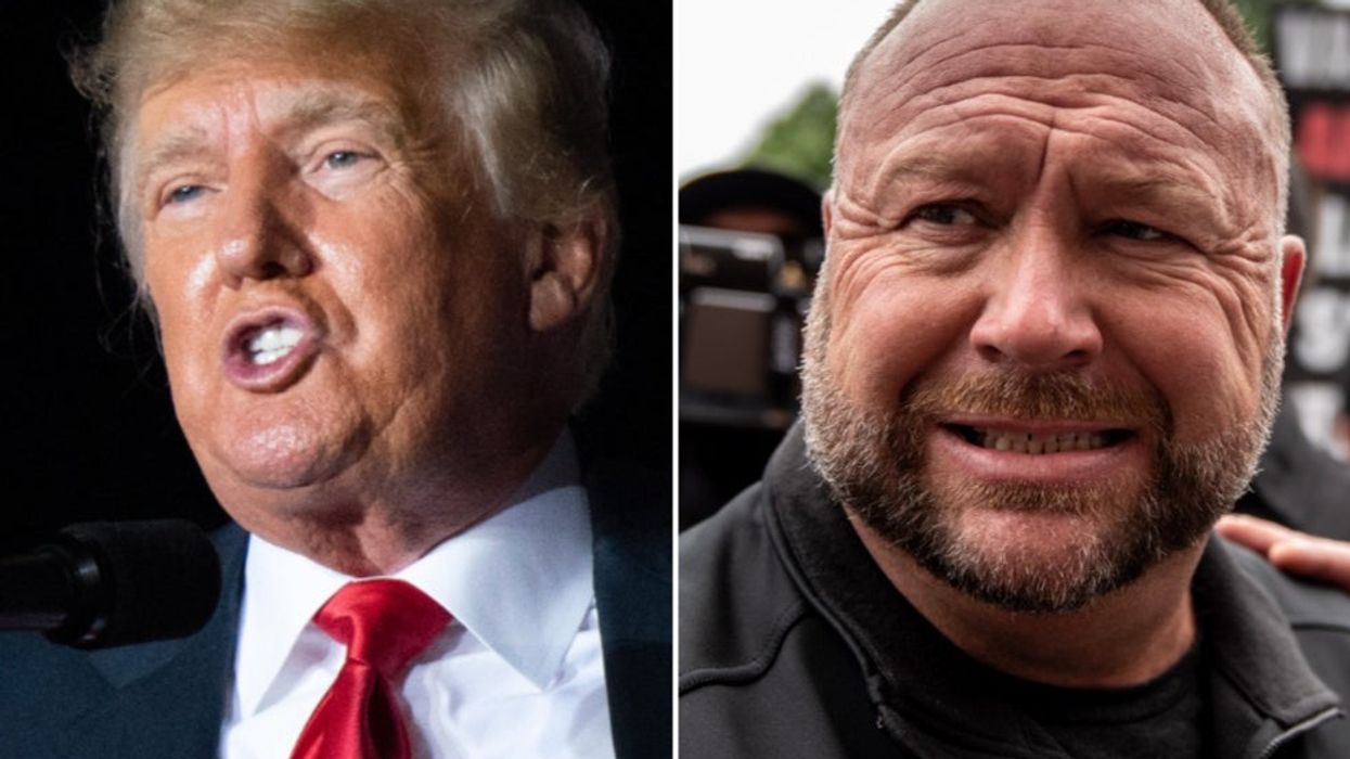 Alex Jones is now threatening to ‘dish all the dirt’ on Trump for pushing vaccines