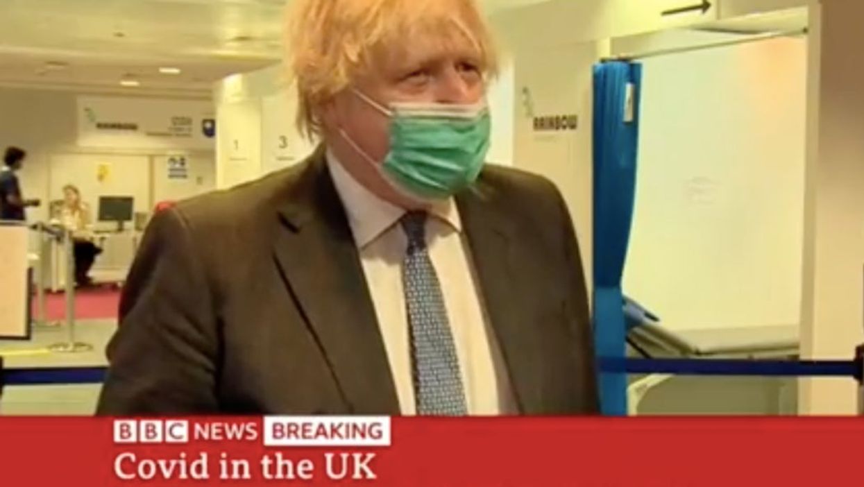 Boris Johnson awkwardly laughs at reporter who asks where he has been for the last 10 days
