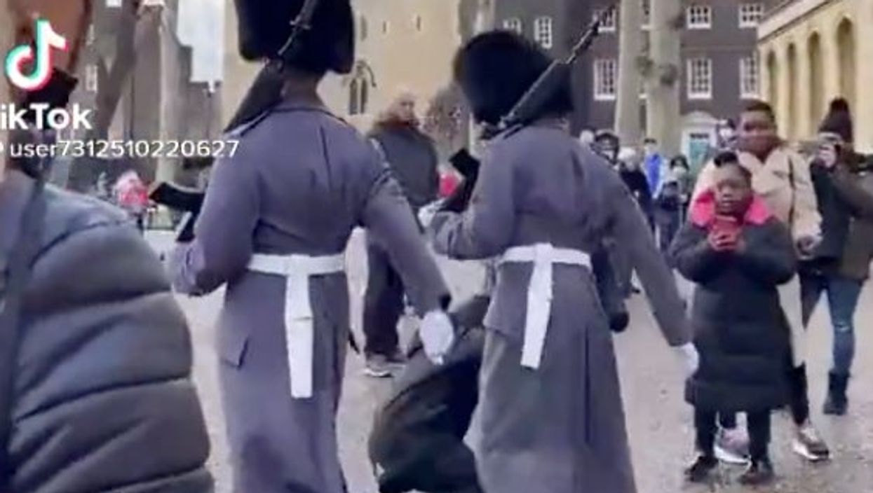 Kid gets trampled by royal guard at Tower of London in shocking TikTok video