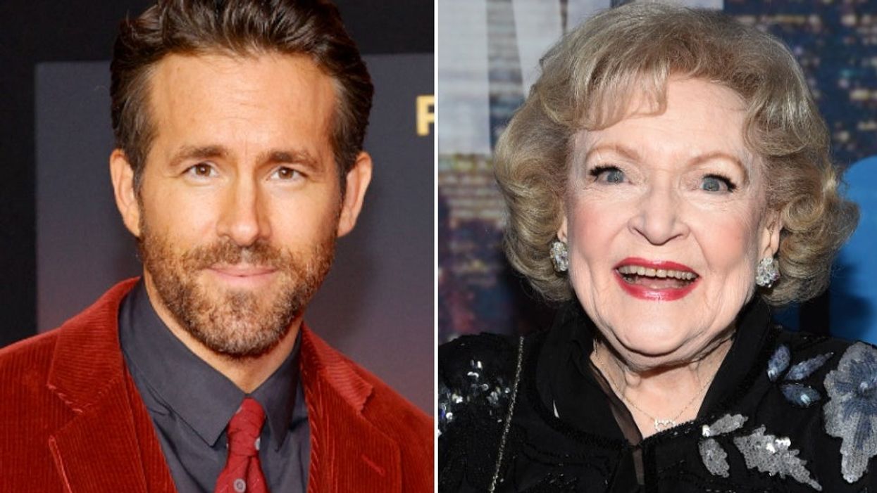 Ryan Reynolds joked that he was ‘sick of media exploiting past relationships’ with Betty White
