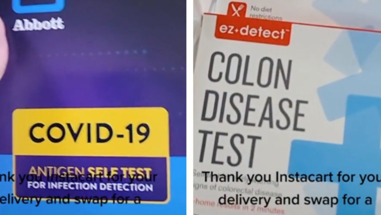 Woman sent colon disease test as ‘replacement item’ for out of stock Covid test