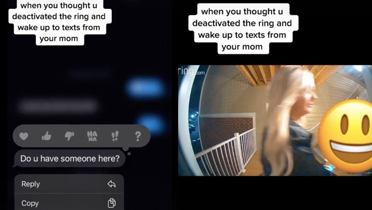 Woman left red faced after doorbell cam catches her sneaking date into mum’s house