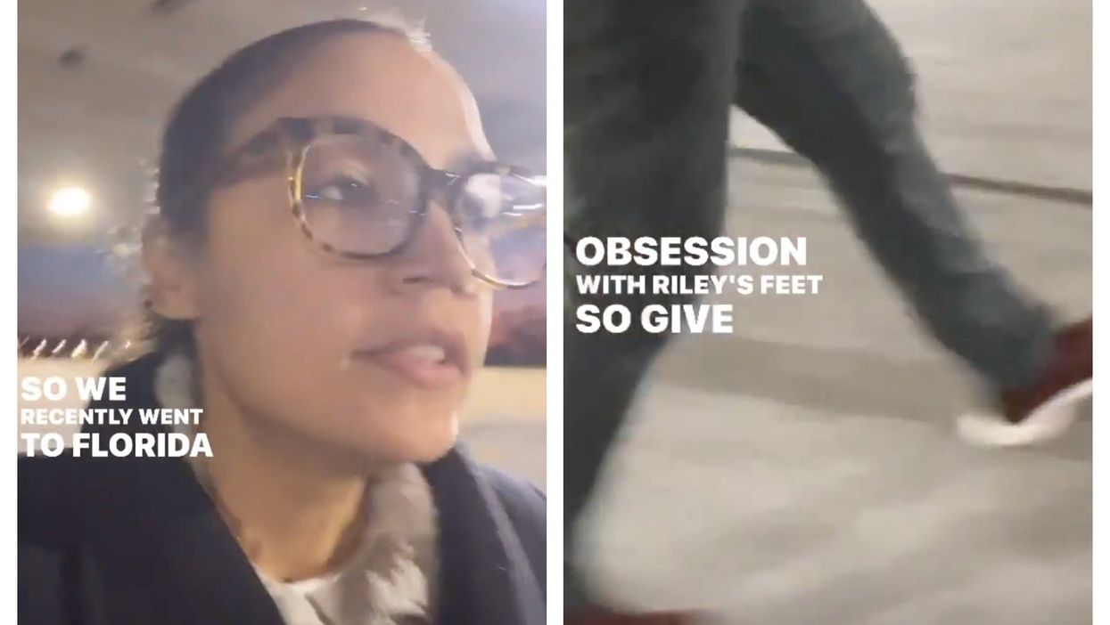 AOC trolls Republicans by posting Instagram video of boyfriend’s feet