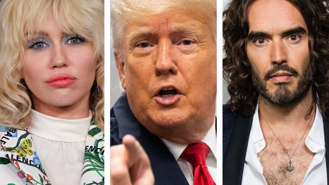 Reliving Trump’s bizarre Twitter obsession with Miley Cyrus and Russell Brand