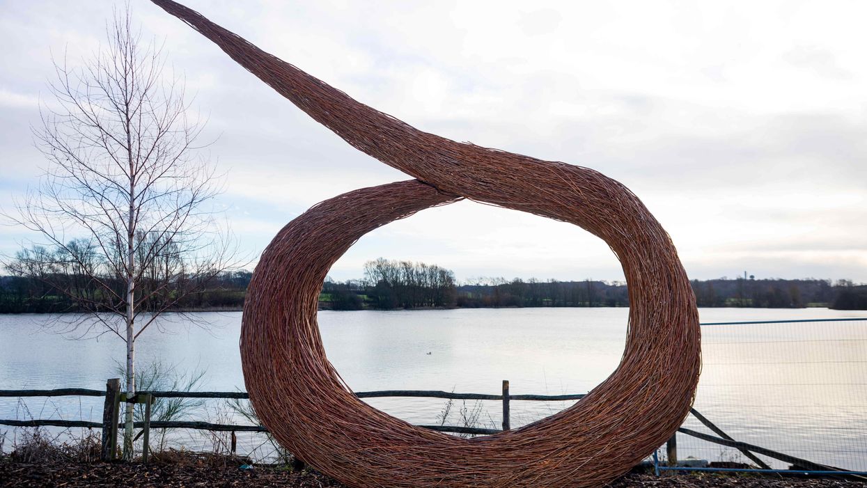 A new art installation has drawn ire from local residents for looking like a “giant dog poo”