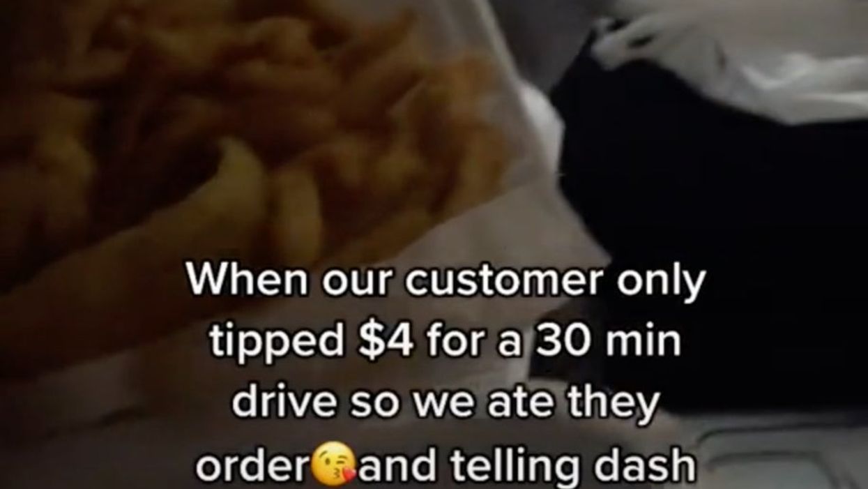 ‘DoorDash driver ate customer’s order’ because they didn’t tip enough