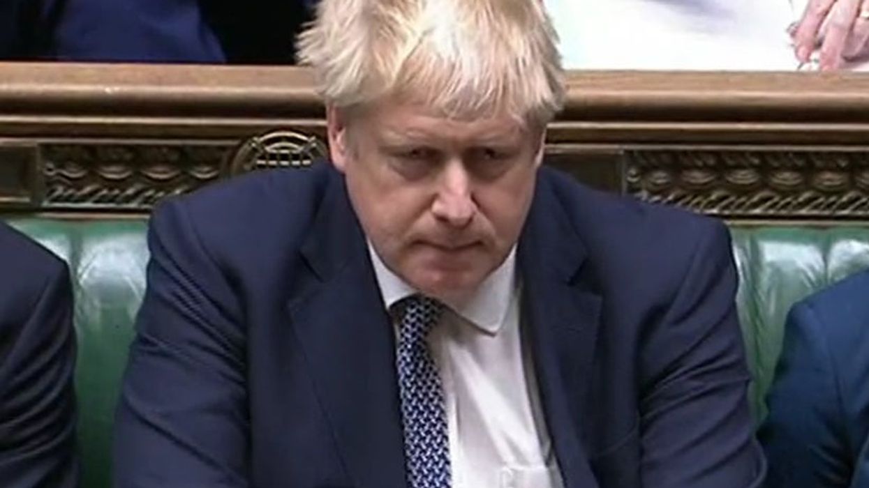 This five second clip of Boris Johnson during PMQs is very revealing