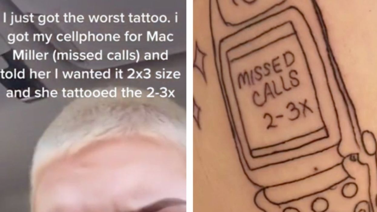 Woman stuck with ‘worst tattoo ever’ after following awkward mix-up