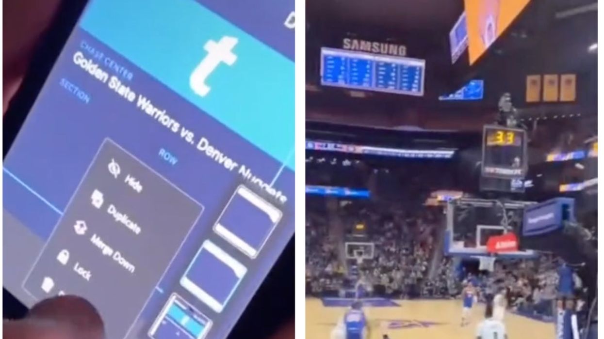 Fan photoshops digital tickets to get from nosebleeds to courtside at NBA game